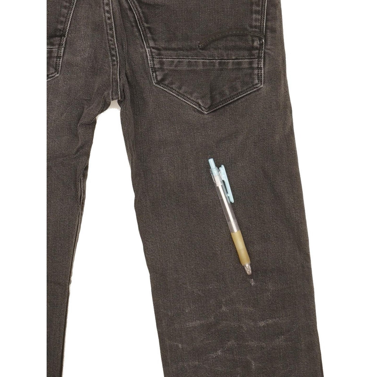 G-Star Attacc Men Black Straight Slim Stretch Jeans W27 L29