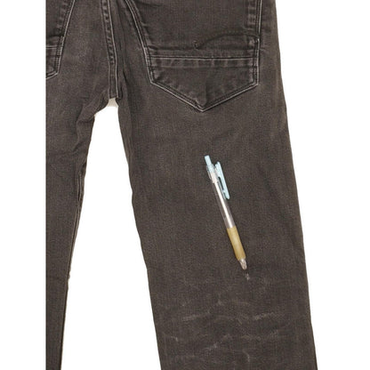G-Star Attacc Men Black Straight Slim Stretch Jeans W27 L29