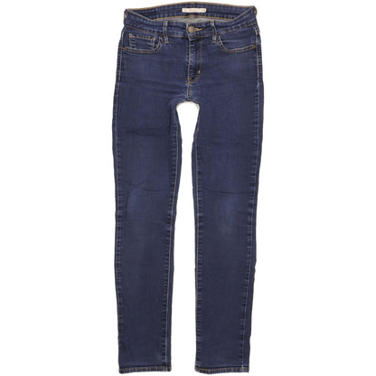 Levi's 712 Women Blue Straight Slim Stretch Jeans W26 L30