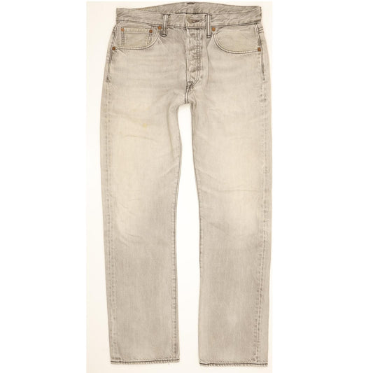 Levi's 501 Men Grey Straight Regular Jeans W31 L30