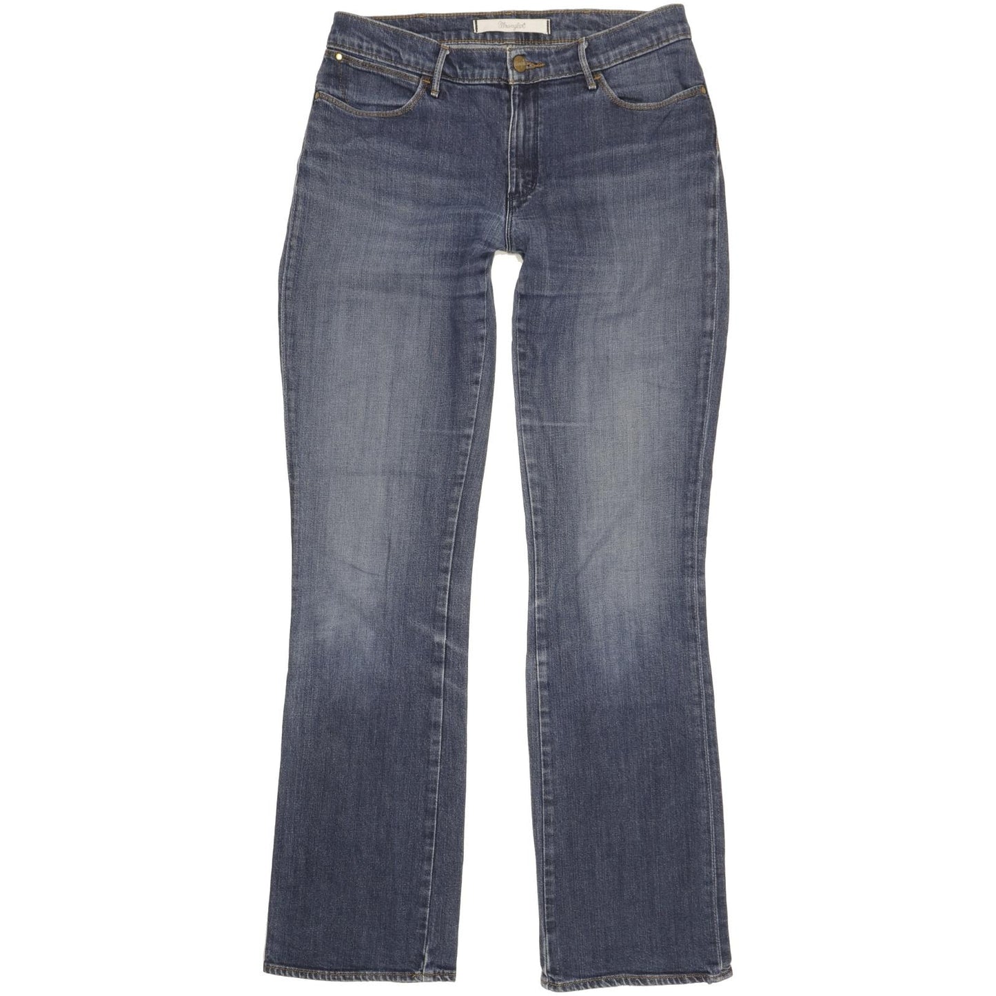 Wrangler Tina Women Blue Bootcut Slim Stretch Jeans W30 L33