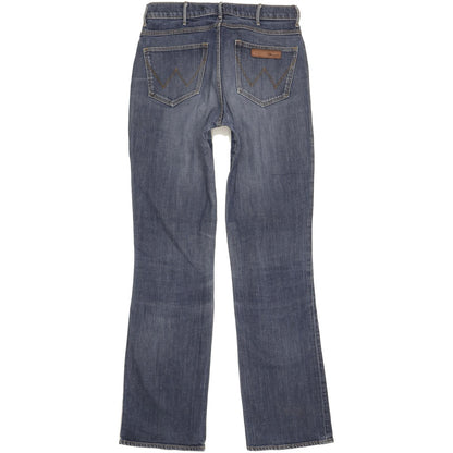 Wrangler Tina Women Blue Bootcut Slim Stretch Jeans W30 L33