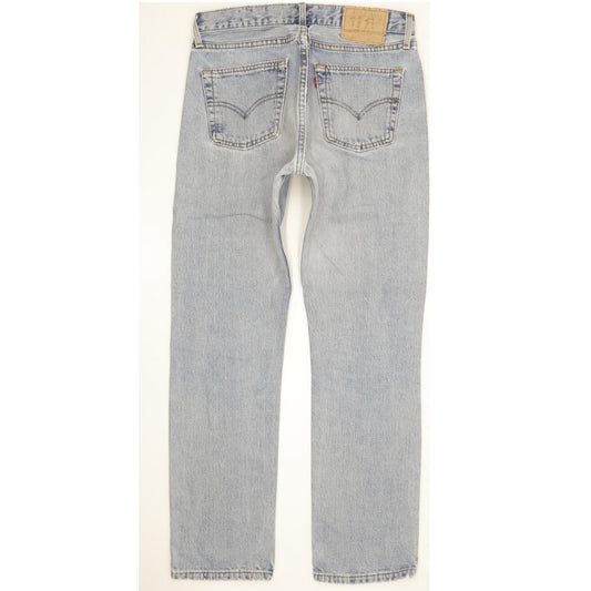 Levi's 505 Men Blue Straight Regular Jeans W33 L31