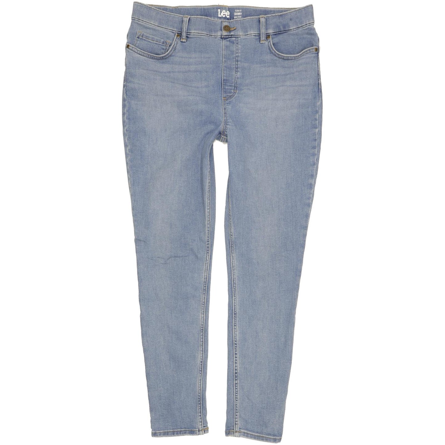 Lee Shape Blue Skinny Slim Stretch Jeans High Waisted W33 L33