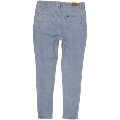 Lee Shape Blue Skinny Slim Stretch Jeans High Waisted W33 L33
