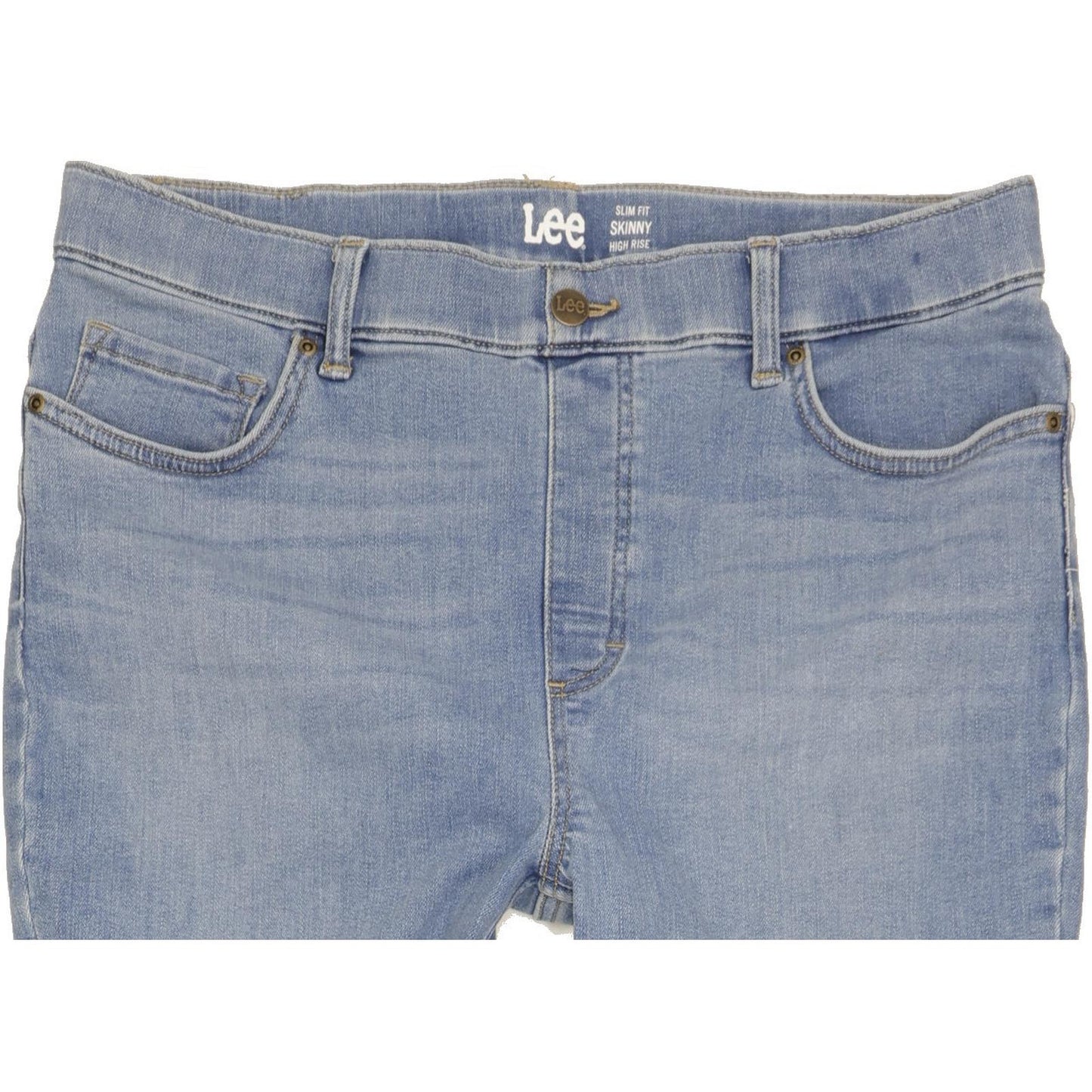 Lee Shape Blue Skinny Slim Stretch Jeans High Waisted W33 L33