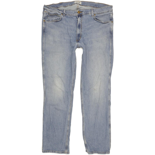 Wrangler Greensboro Men Blue Straight Regular Stretch Jeans W40 L31