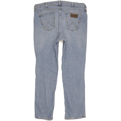 Wrangler Greensboro Men Blue Straight Regular Stretch Jeans W40 L31