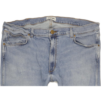 Wrangler Greensboro Men Blue Straight Regular Stretch Jeans W40 L31