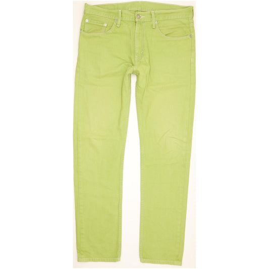 Levi's 508 Men Green Straight Slim Jeans W34 L32