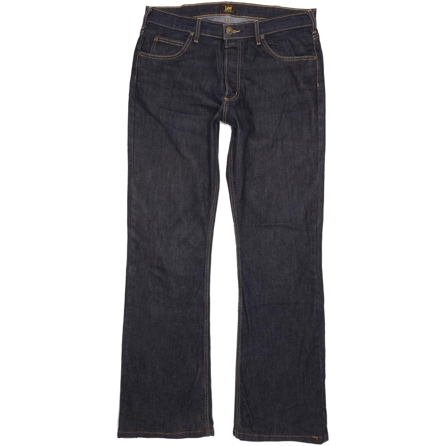 Lee Denver Men Blue Bootcut Regular Stretch Jeans W36 L34