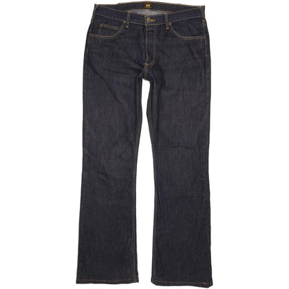 Lee Denver Men Blue Bootcut Regular Stretch Jeans W36 L34