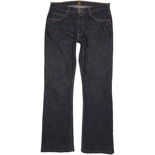 Lee Denver Men Blue Bootcut Regular Stretch Jeans W36 L34