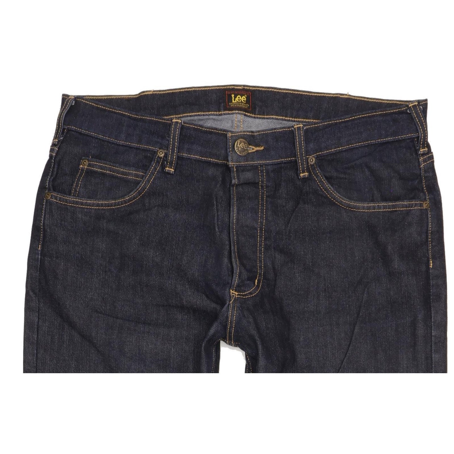 Lee Denver Men Blue Bootcut Regular Stretch Jeans W36 L34