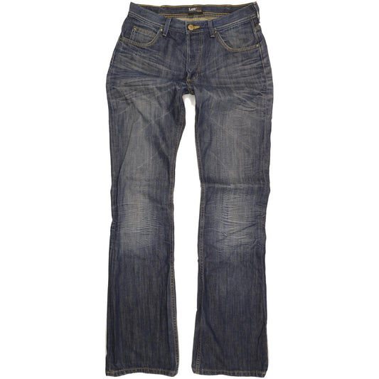 Lee Denver Men Blue Bootcut Regular Jeans W32 L36