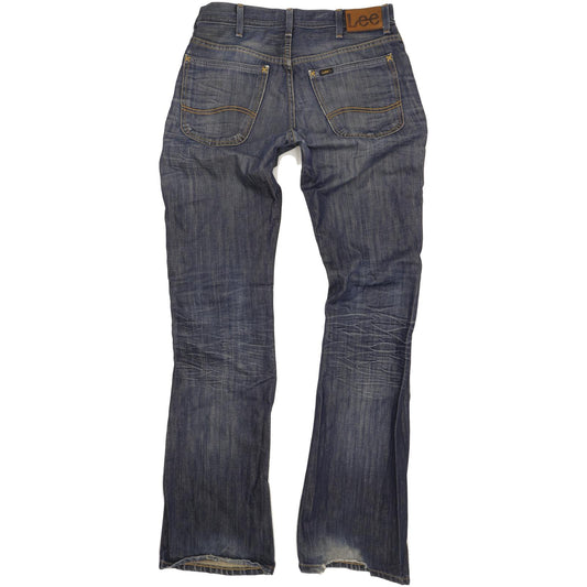 Lee Denver Men Blue Bootcut Regular Jeans W32 L36