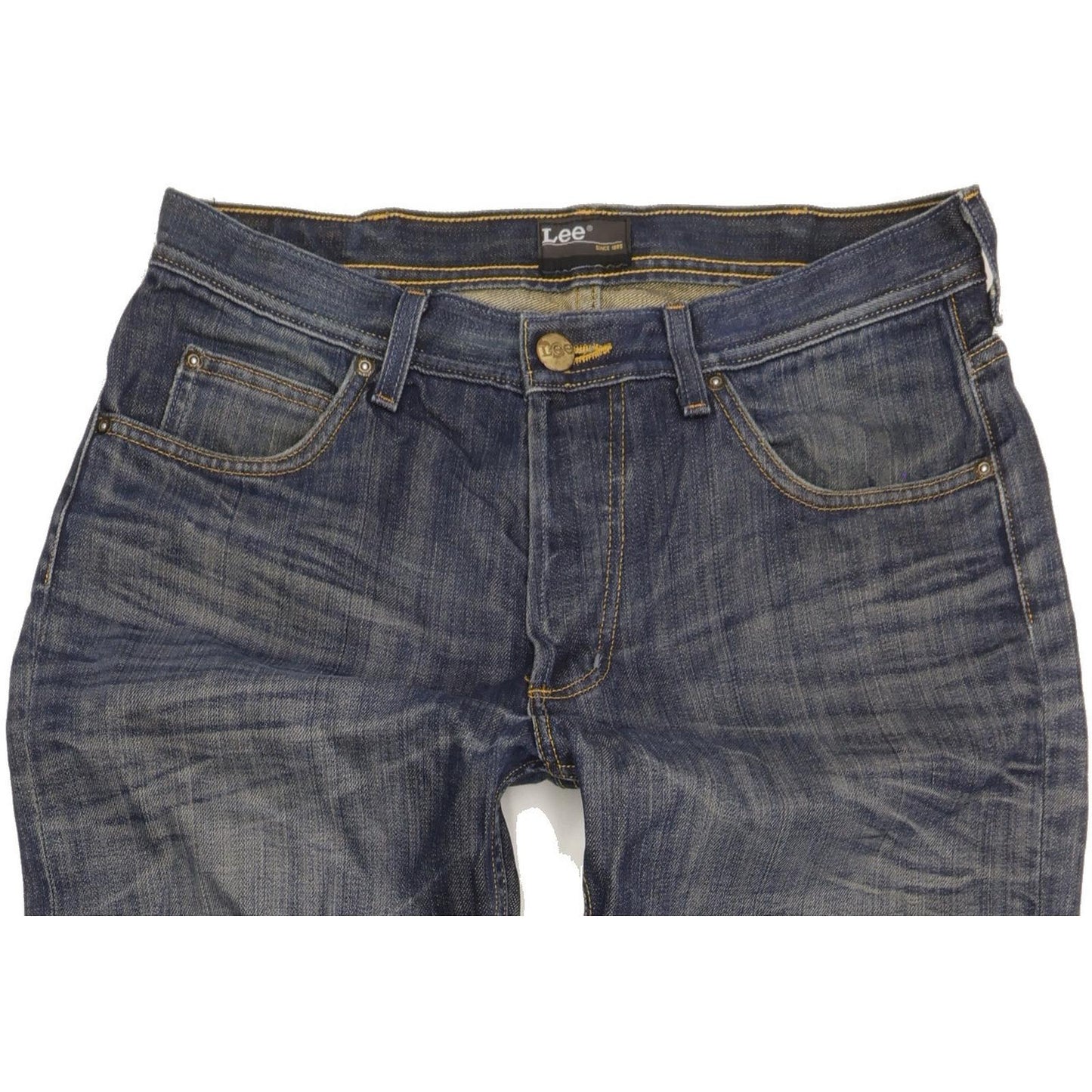 Lee Denver Men Blue Bootcut Regular Jeans W32 L36