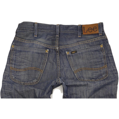 Lee Denver Men Blue Bootcut Regular Jeans W32 L36