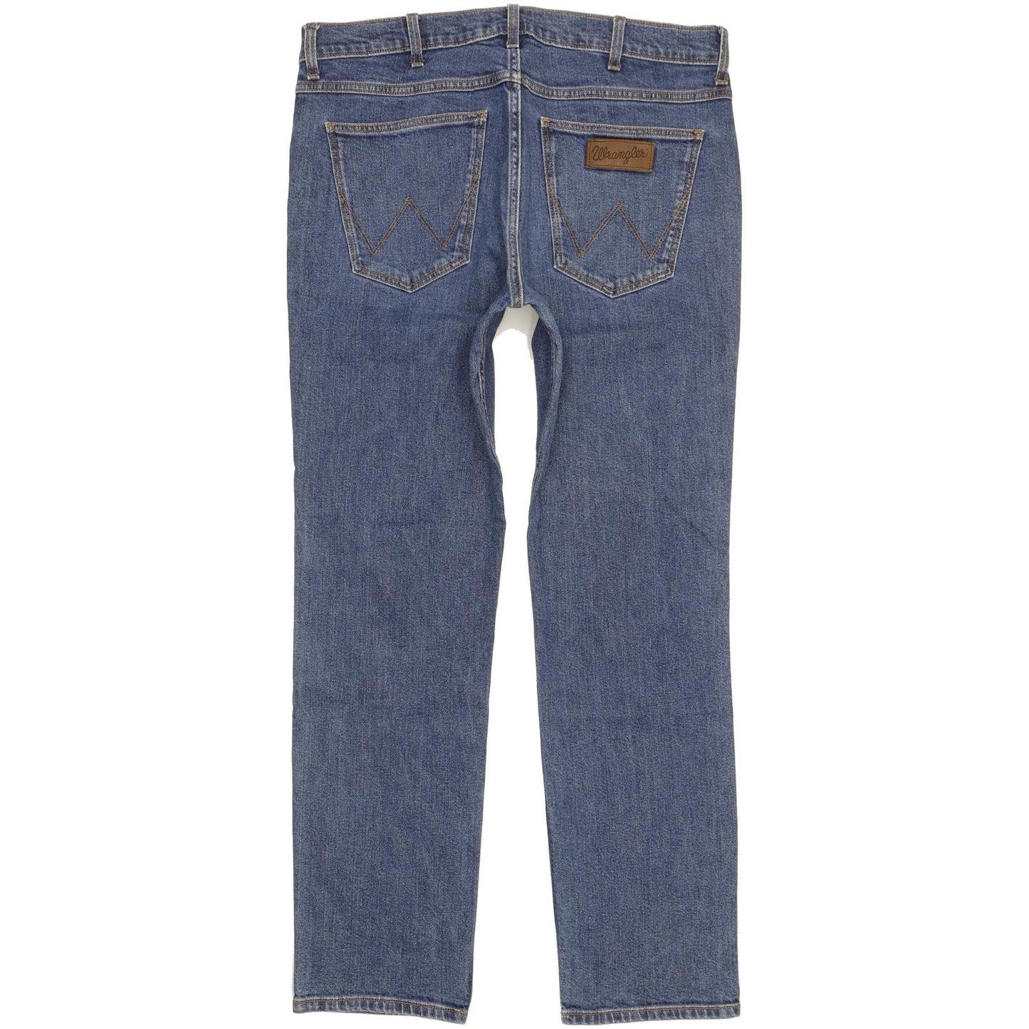 Wrangler Greensboro Men Blue Straight Regular Stretch Jeans W34 L31