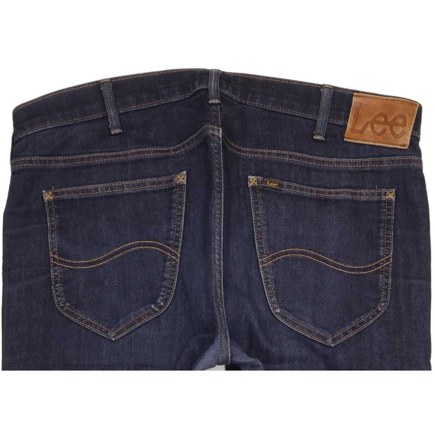 Lee Daren Men Blue Straight Slim Jeans W38 L32