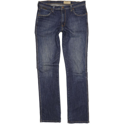 Wrangler Arizona Men Blue Straight Regular Stretch Jeans W36 L36