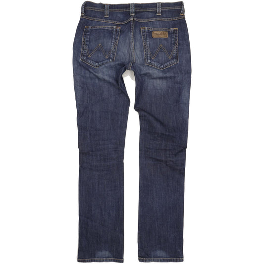 Wrangler Arizona Men Blue Straight Regular Stretch Jeans W36 L36