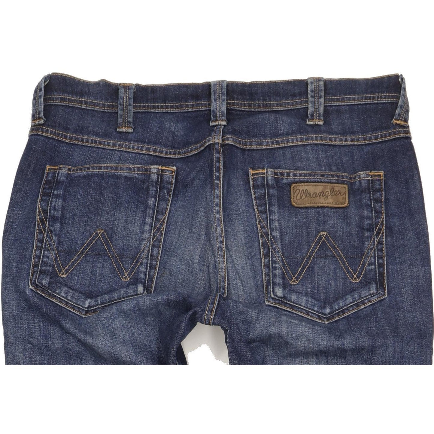 Wrangler Arizona Men Blue Straight Regular Stretch Jeans W36 L36
