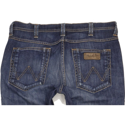 Wrangler Arizona Men Blue Straight Regular Stretch Jeans W36 L36