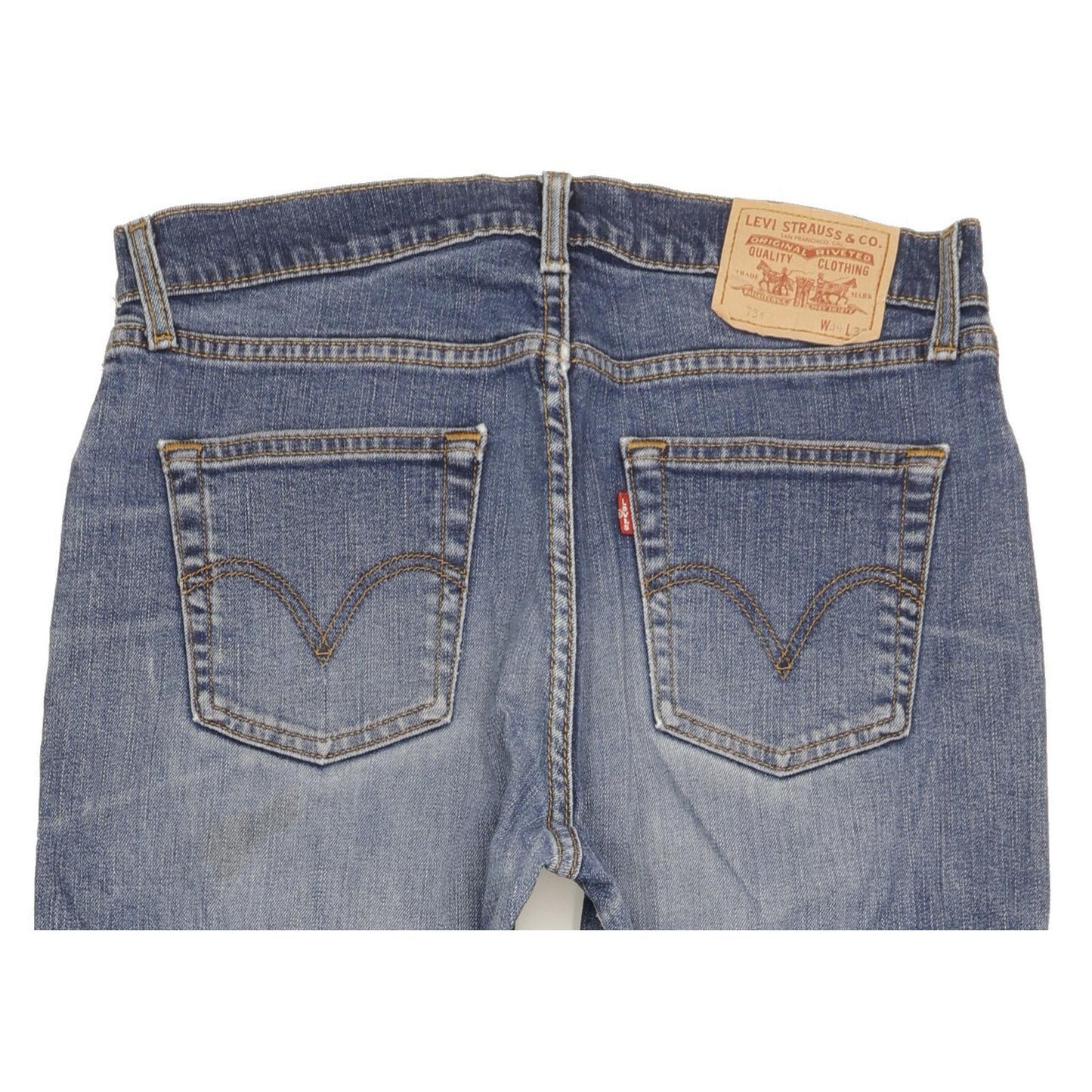 Levi's 751 Men Blue Straight Regular Stretch Jeans W34 L31