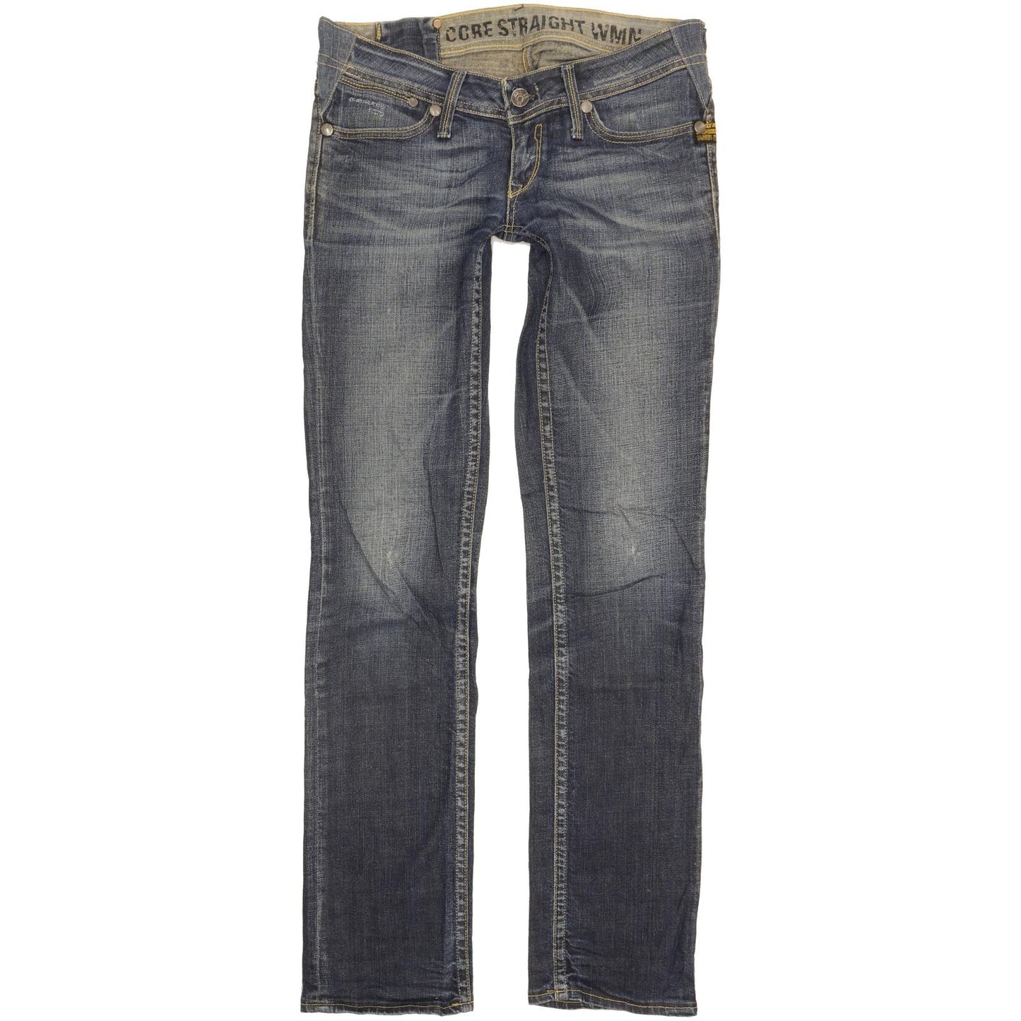 G-Star Core Women Blue Straight Slim Jeans W28 L33