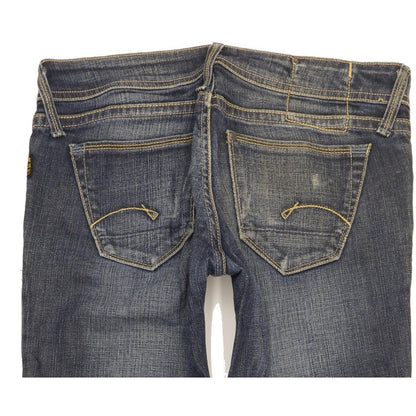 G-Star Core Women Blue Straight Slim Jeans W28 L33