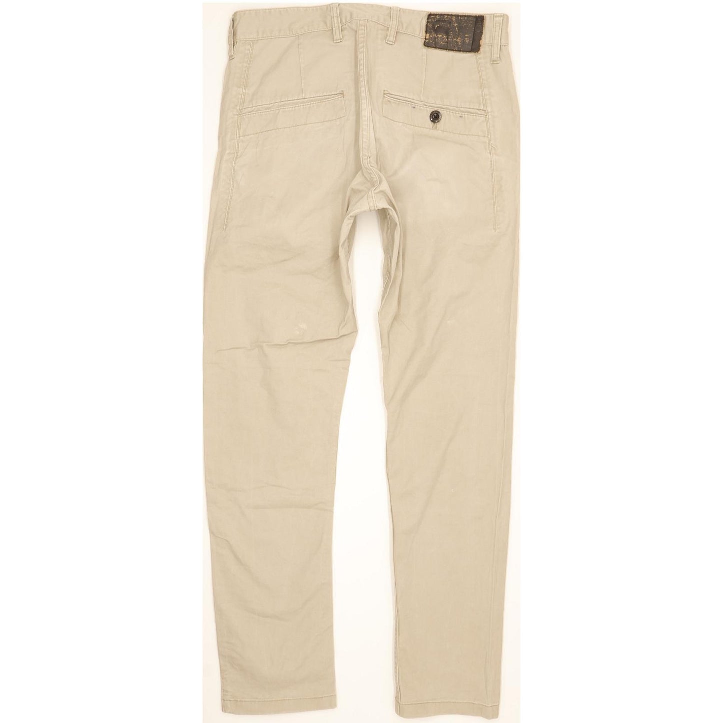 G-Star Bronson Men Beige Tapered Slim Chino Stretch Jeans W33 L30