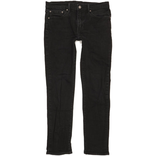 Levi's 511 Men Black Straight Slim Stretch Jeans W32 L31