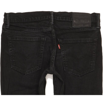 Levi's 511 Men Black Straight Slim Stretch Jeans W32 L31