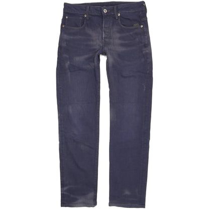 G-Star Revend Men Blue Straight Regular Stretch Jeans W30 L31