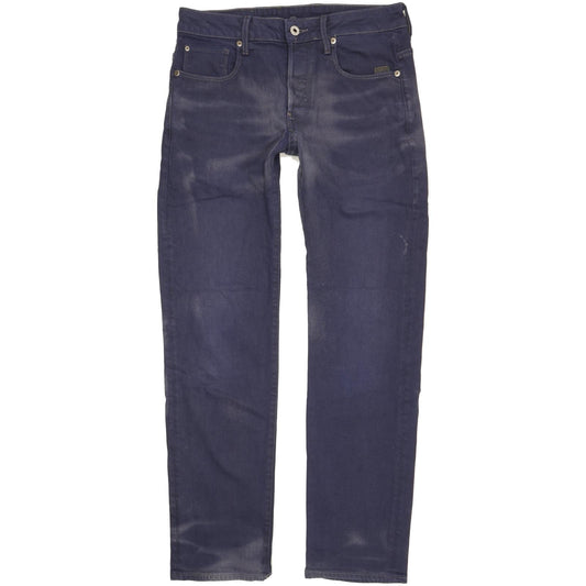 G-Star Revend Men Blue Straight Regular Stretch Jeans W30 L31