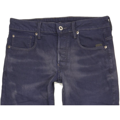 G-Star Revend Men Blue Straight Regular Stretch Jeans W30 L31