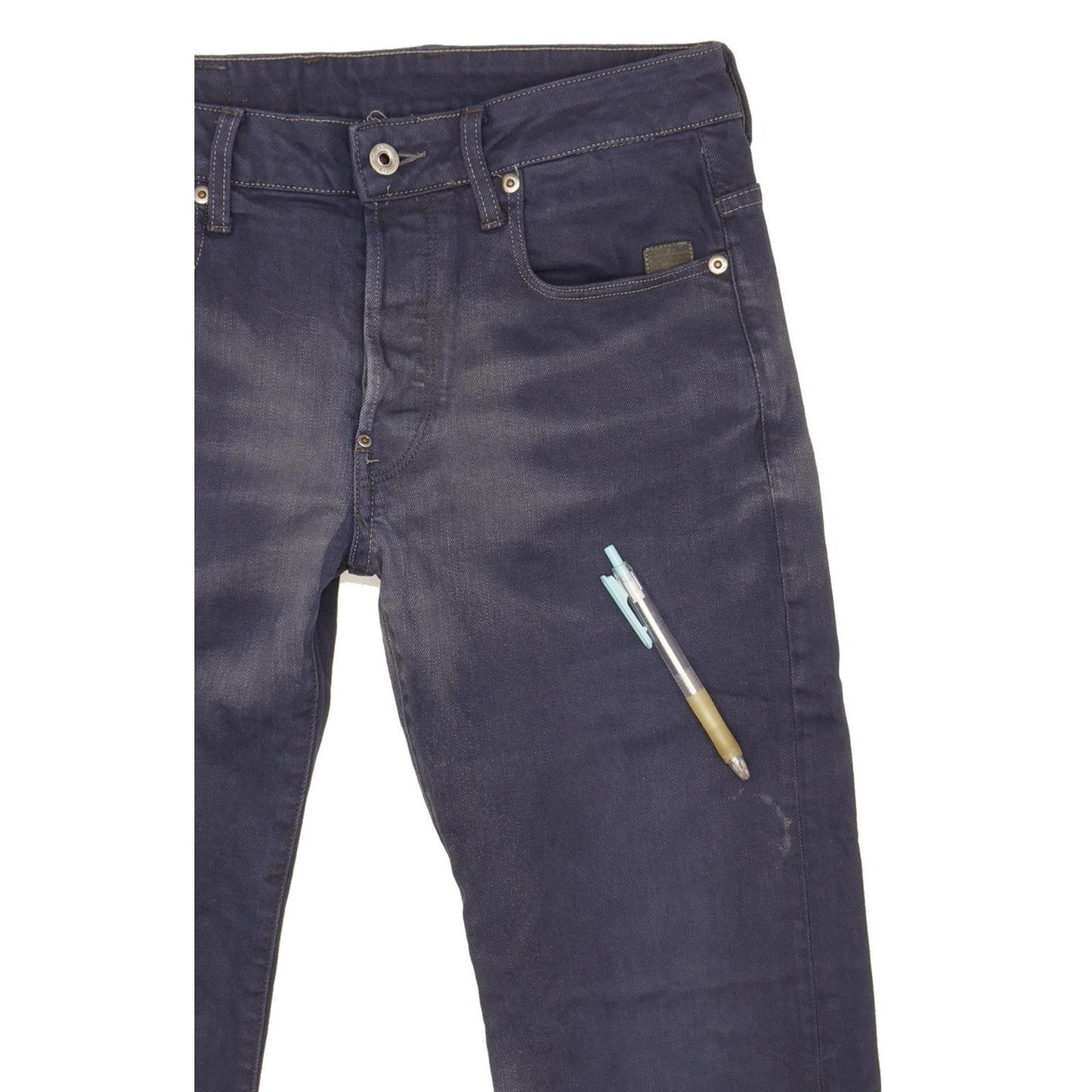 G-Star Revend Men Blue Straight Regular Stretch Jeans W30 L31