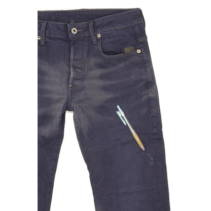 G-Star Revend Men Blue Straight Regular Stretch Jeans W30 L31