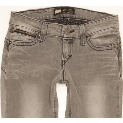 Levi's Revel Demi Curve Women Grey Skinny Slim Stretch Jeans W26 L32