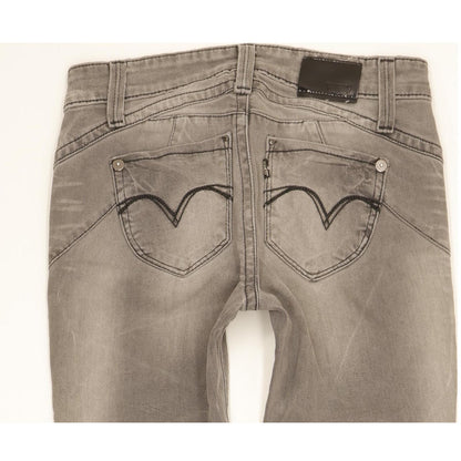 Levi's Revel Demi Curve Women Grey Skinny Slim Stretch Jeans W26 L32