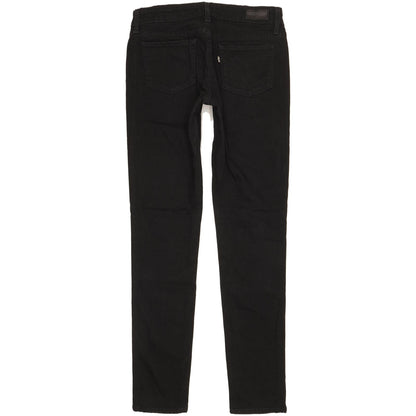 Levi's Slight Curve Women Black Skinny Slim Stretch Jeans W27 L31