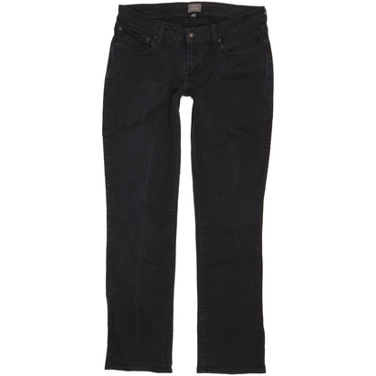 Levi's Bold Curve Women Black Straight Slim Stretch Jeans W32 L32