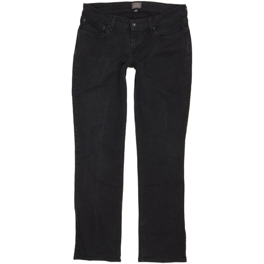 Levi's Bold Curve Women Black Straight Slim Stretch Jeans W32 L32