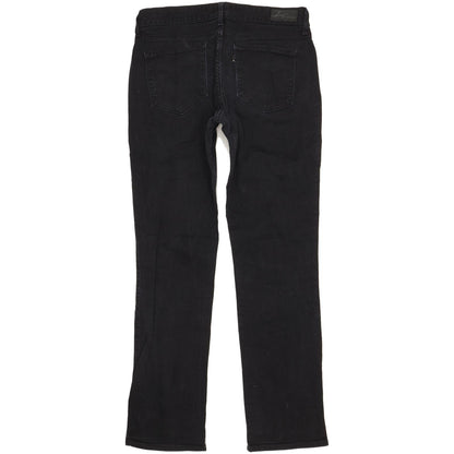 Levi's Bold Curve Women Black Straight Slim Stretch Jeans W32 L32