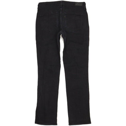 Levi's Bold Curve Women Black Straight Slim Stretch Jeans W32 L32