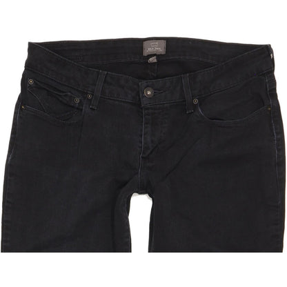 Levi's Bold Curve Women Black Straight Slim Stretch Jeans W32 L32