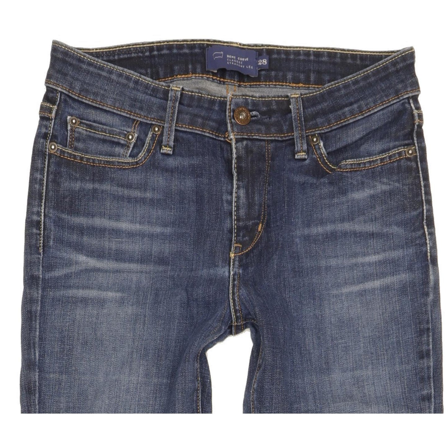 Levi's Demi Curve Women Blue Straight Classic Stretch Jeans W28 L31