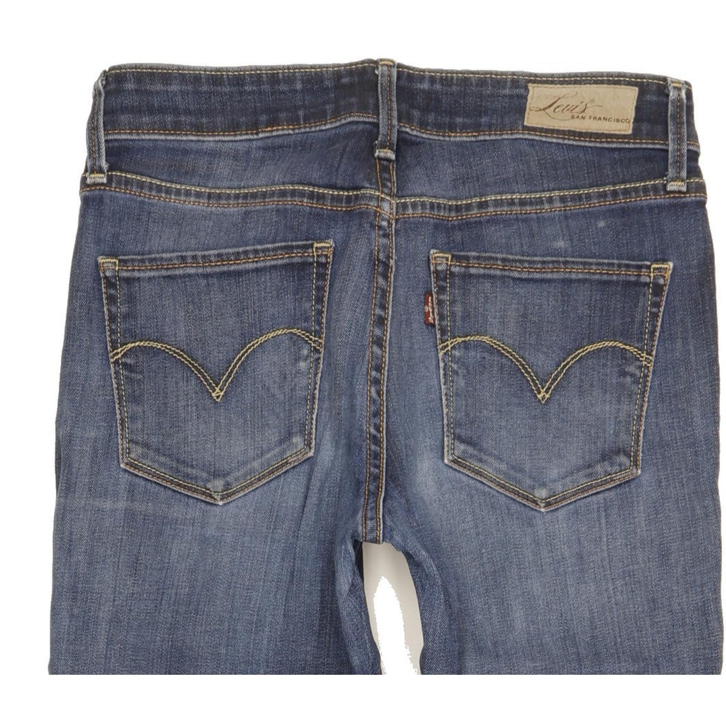 Levi's Demi Curve Women Blue Straight Classic Stretch Jeans W28 L31
