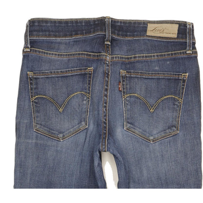 Levi's Demi Curve Women Blue Straight Classic Stretch Jeans W28 L31